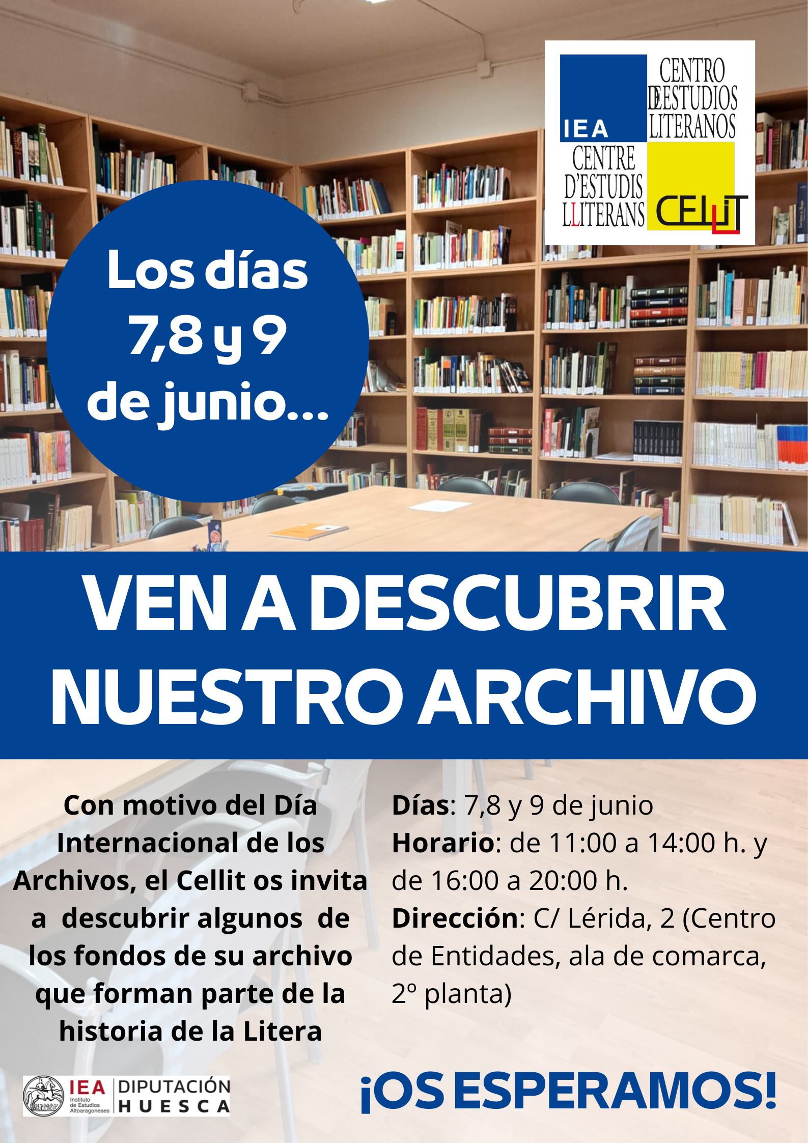 El Cellit celebra el Día Internacional de los Archivos con una exposición