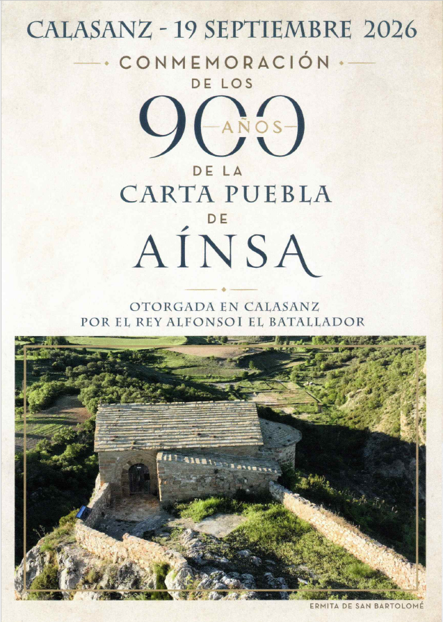Conmemoración de los 900 años de la Carta Puebla de Aínsa, otorgada en Calasanz